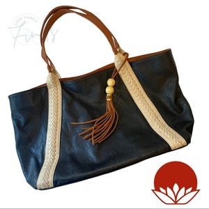 Big Buddha - L/G Leather Tote Bag
